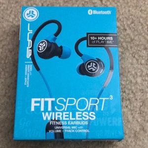 JLAB Fitsport Wireless Earbuds-New, never used. Open box!
